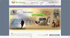 Desktop Screenshot of gatsafaris.com